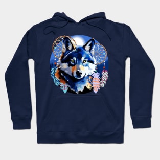 Wolf Native Animal Spirit Hoodie